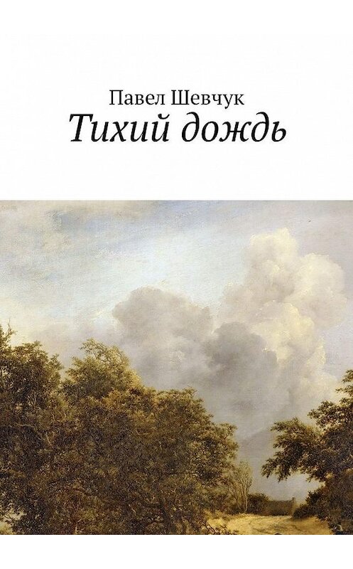 Обложка книги «Тихий дождь. Стихи» автора Павела Шевчука. ISBN 9785449310026.