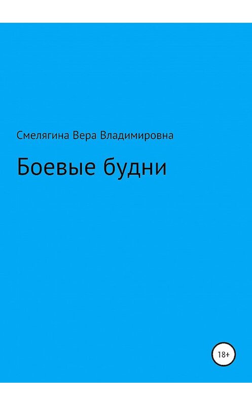 Обложка книги «Боевые будни» автора Веры Смелягины издание 2020 года.