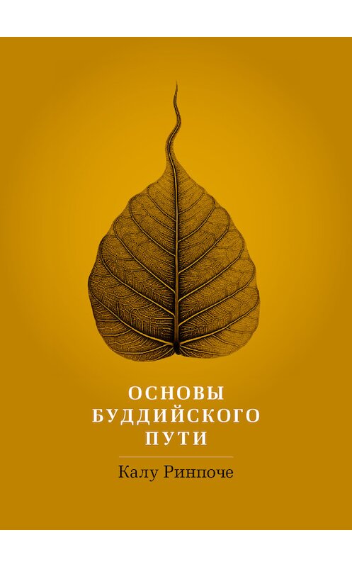 Обложка книги «Основы буддийского пути» автора Калу Ринпоче издание 2011 года. ISBN 9785919940166.