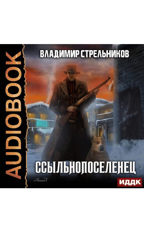 Обложка аудиокниги «Ссыльнопоселенец. Книга 1» автора Владимира Стрельникова.