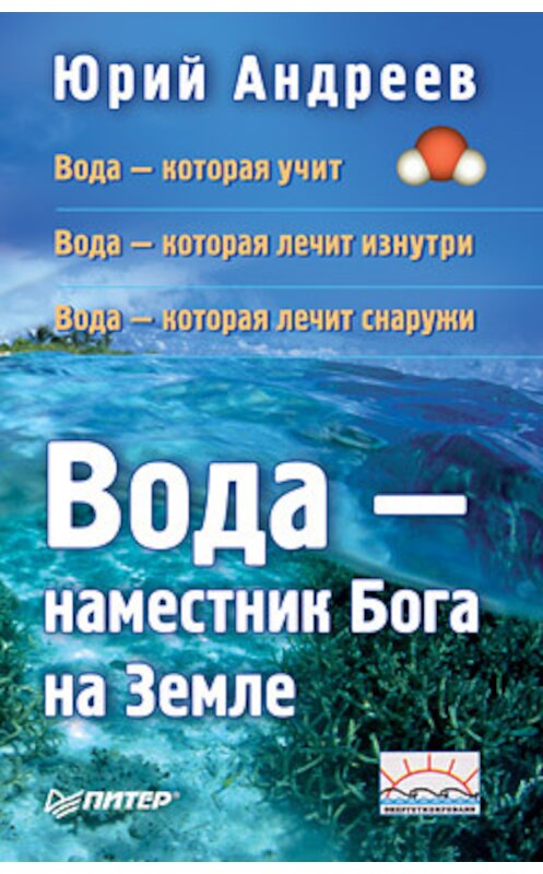 Обложка книги «Вода – наместник Бога на Земле» автора Юрия Андреева издание 2010 года. ISBN 9785498070933.