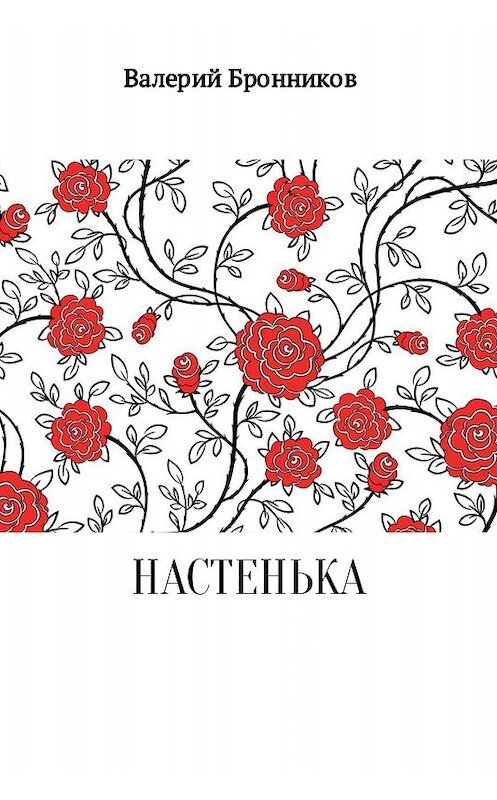 Обложка книги «Настенька» автора Валерия Бронникова издание 2017 года.