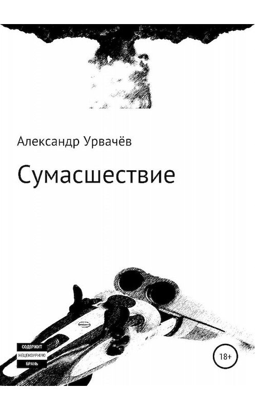 Обложка книги «Сумасшествие» автора Александра Урвачёва издание 2019 года.