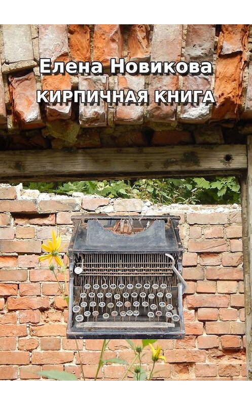 Обложка книги «Кирпичная книга. Короткие тексты» автора Елены Новиковы. ISBN 9785449617989.