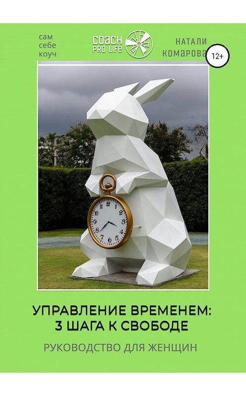 Обложка книги «Управление временем: 3 шага к свободе» автора Натали Комаровы издание 2019 года.