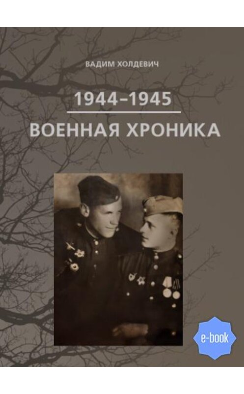 Обложка книги «Военная хроника 1944-1945» автора Вадима Холдевича издание 2020 года. ISBN 9785996505654.