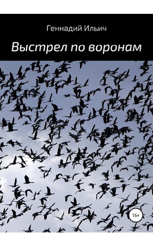Обложка книги «Выстрел по воронам» автора Геннадия Ильича издание 2021 года.
