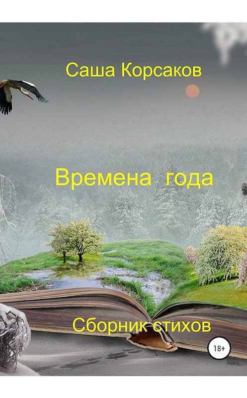 Обложка книги «Времена года» автора Александра Корсакова издание 2020 года. ISBN 9785532057999.