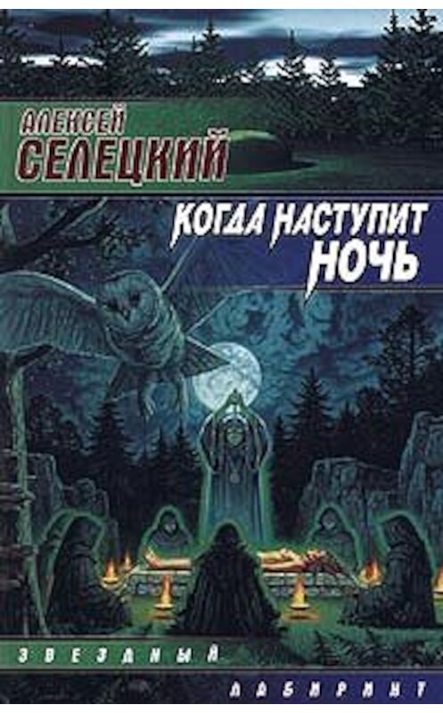 Обложка книги «Когда наступит ночь» автора Алексея Селецкия издание 2000 года. ISBN 5170033974.