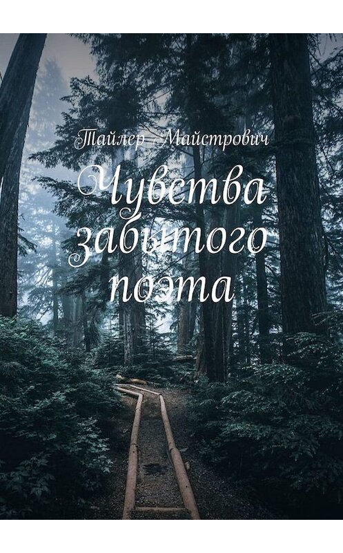 Обложка книги «Чувства забытого поэта» автора Тайлера Майстровича. ISBN 9785449800046.