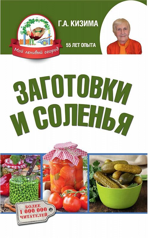 Обложка книги «Заготовки и соленья» автора Галиной Кизимы издание 2015 года. ISBN 9785170911684.