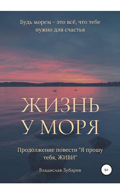 Обложка книги «Жизнь у моря» автора Владислава Зубарева издание 2020 года.