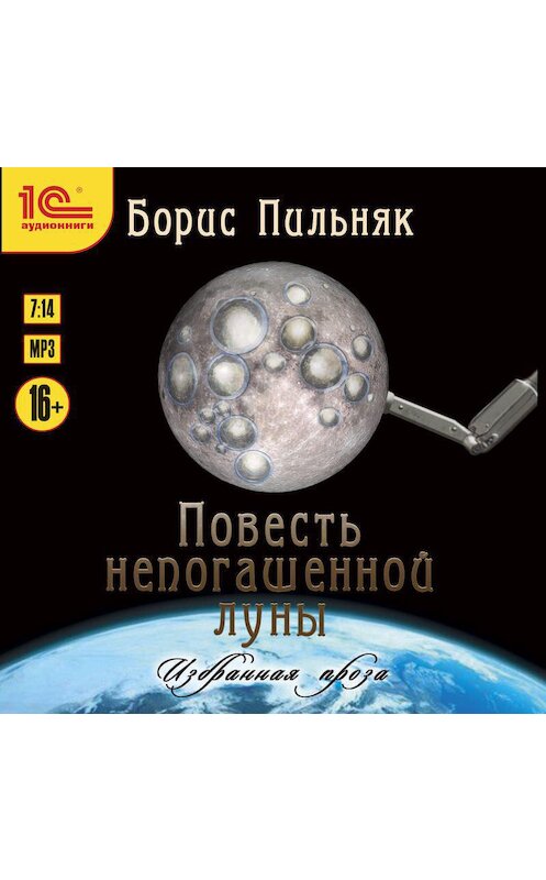 Обложка аудиокниги «Повесть непогашенной луны. Избранная проза.» автора Бориса Пильняка.