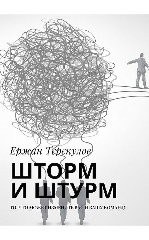 Обложка книги «Шторм и штурм. То, что может изменить вас и вашу команду» автора Ержана Терекулова. ISBN 9785449068965.