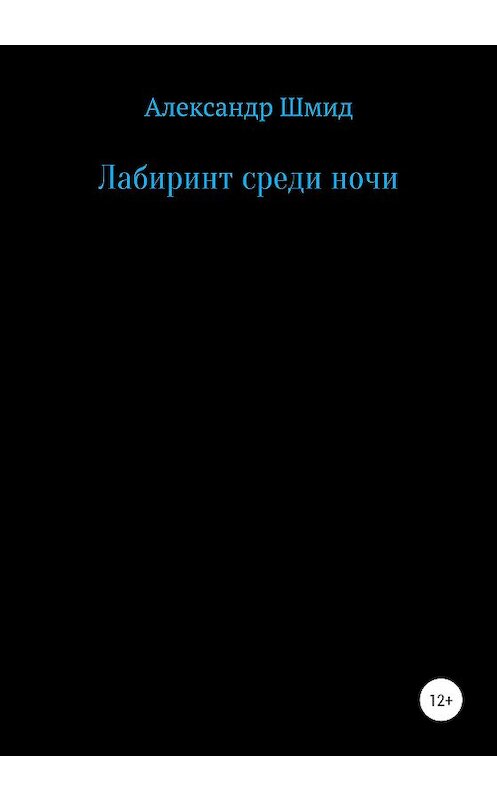 Обложка книги «Лабиринт среди ночи» автора Александра Шмида издание 2020 года.