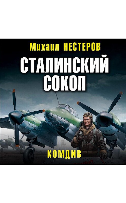 Обложка аудиокниги «Сталинский сокол. Комдив» автора Михаила Нестерова.