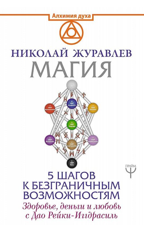Обложка книги «Магия. 5 шагов к безграничным возможностям» автора Николая Журавлева издание 2019 года. ISBN 9785171138868.