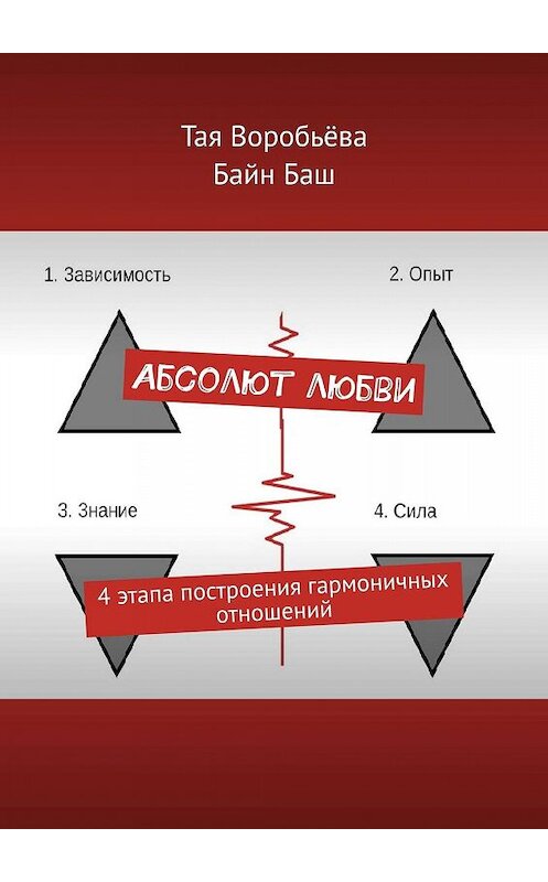 Обложка книги «Абсолют любви. 4 этапа построения гармоничных отношений» автора Той Воробьёва, Байн баши. ISBN 9785449396297.