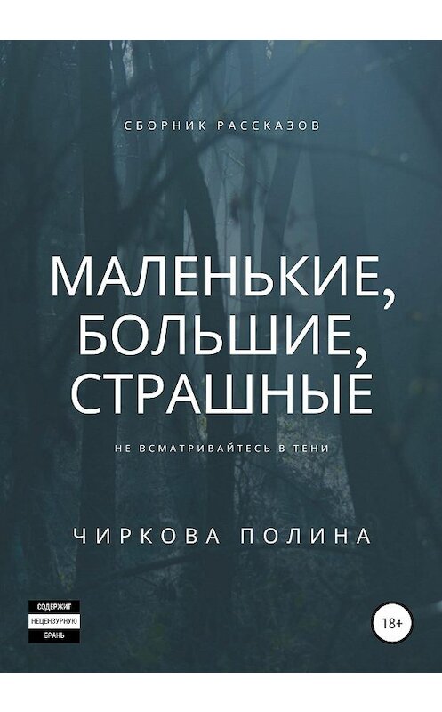 Обложка книги «Маленькие, большие, страшные. Сборник рассказов» автора Полиной Чирковы издание 2020 года. ISBN 9785532997257.