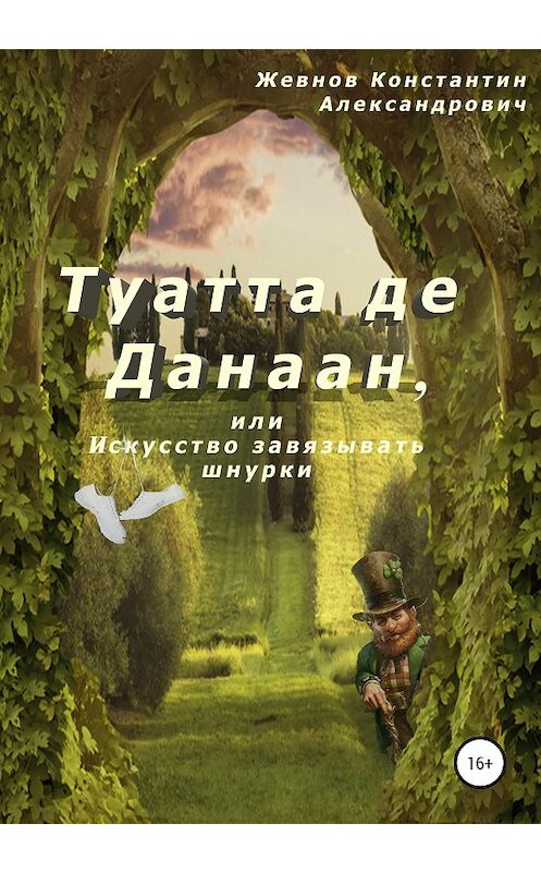 Обложка книги «Туатта де Данаан, или Искусство завязывать шнурки» автора Константина Жевнова издание 2020 года. ISBN 9785532992986.