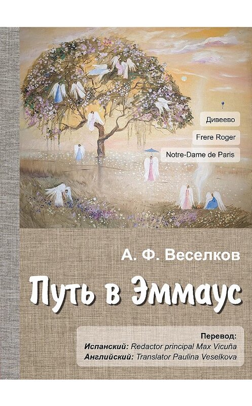 Обложка книги «Дорога в Эммаус» автора Александра Веселкова издание 2020 года. ISBN 9785604385456.