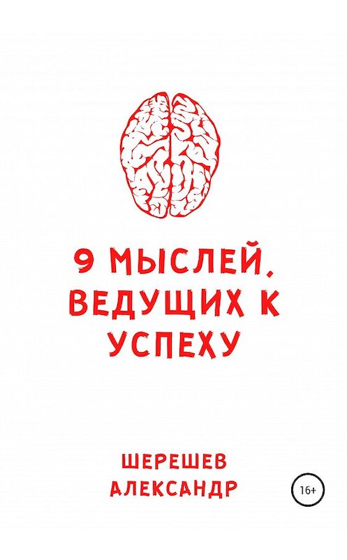 Обложка книги «9 мыслей, ведущих к успеху» автора Александра Шерешева издание 2020 года.