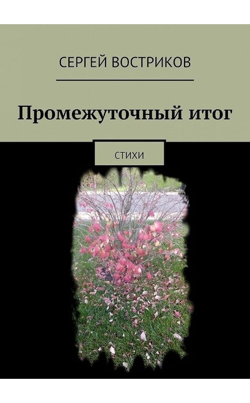 Обложка книги «Промежуточный итог. Стихи» автора Сергея Вострикова. ISBN 9785449370495.