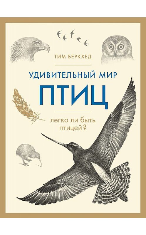 Обложка книги «Удивительный мир птиц. Легко ли быть птицей?» автора Тима Беркхеда издание 2019 года. ISBN 9785389174689.