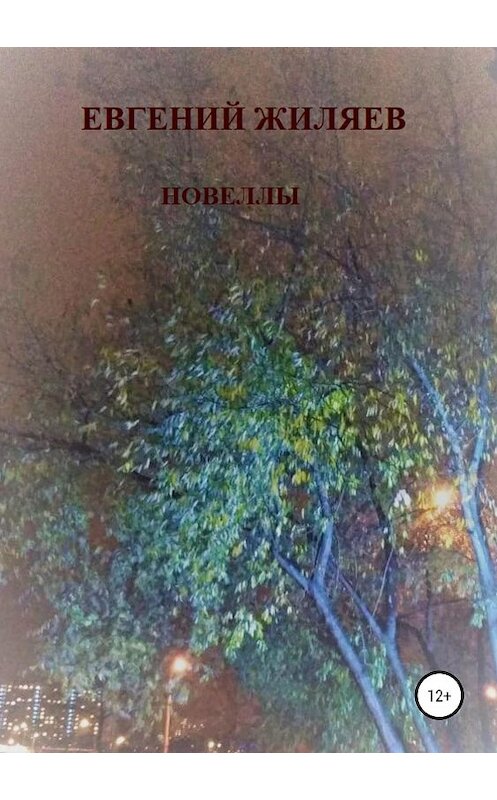 Обложка книги «Новеллы» автора Евгеного Жиляева издание 2019 года.