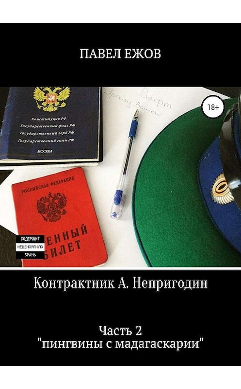 Обложка книги «Контрактник А. Непригодин. Часть 2» автора Павела Ежова издание 2019 года.