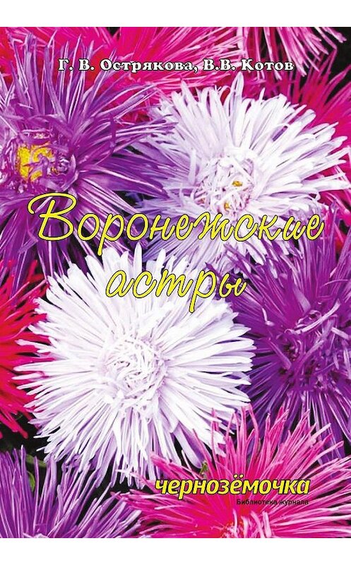 Обложка книги «Воронежские астры» автора  издание 2013 года.