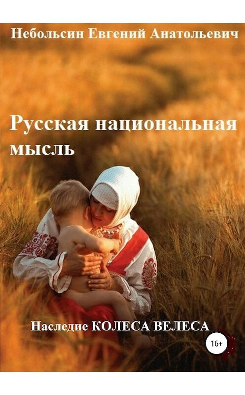Обложка книги «Русская национальная мысль. Наследие Колеса Велеса» автора Евгеного Небольсина издание 2019 года. ISBN 9785532107083.