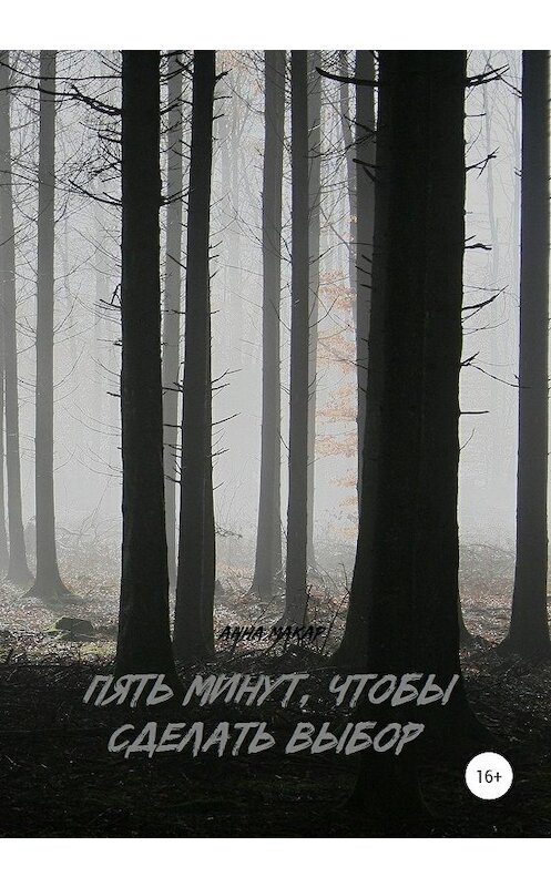 Обложка книги «Пять минут, чтобы сделать выбор» автора Анны Макар издание 2020 года.