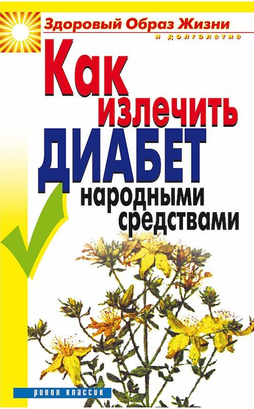 Обложка книги «Как излечить диабет народными средствами» автора Кристиной Ляховы издание 2006 года. ISBN 5790548083.