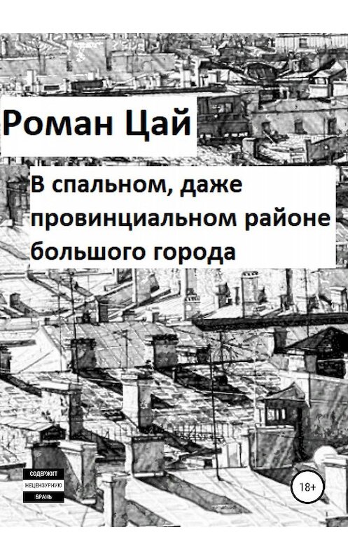 Обложка книги «В спальном, даже провинциальном районе большого города» автора Романа Цая издание 2019 года.