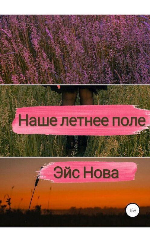 Обложка книги «Наше летнее поле» автора Эйс Новы издание 2019 года.