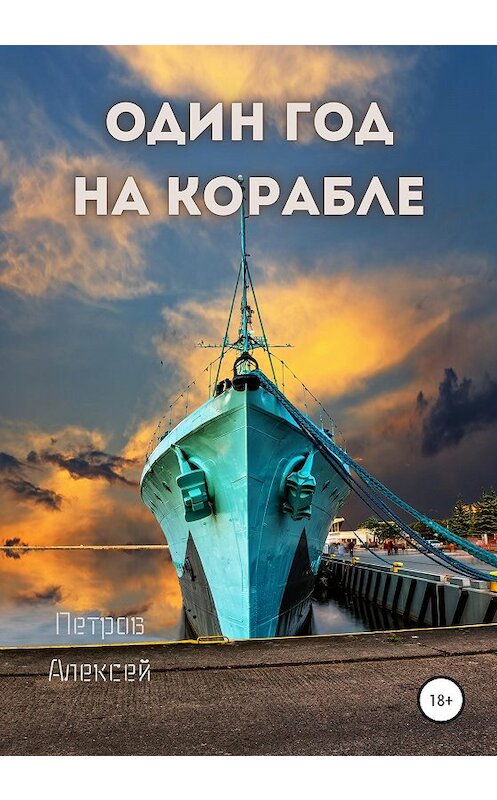 Обложка книги «Один год на корабле» автора Алексея Петрова издание 2020 года.