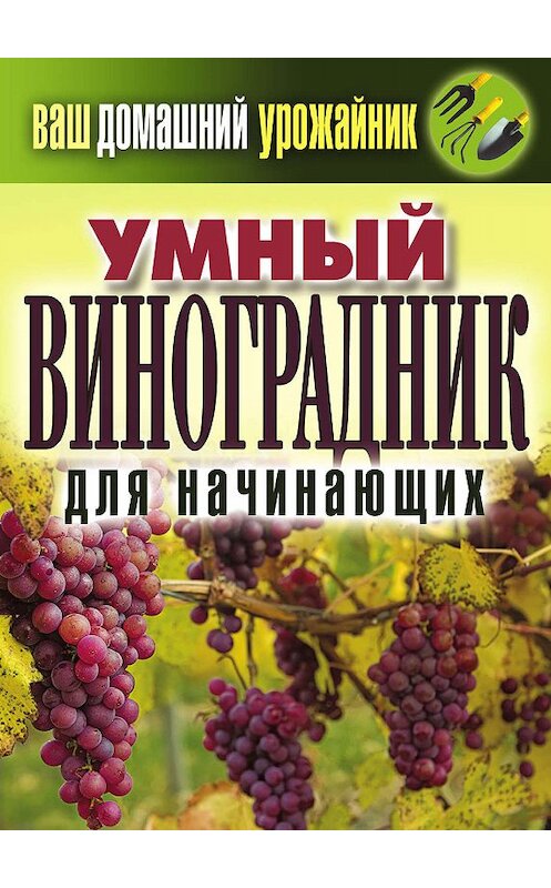 Обложка книги «Умный виноградник для начинающих» автора Екатериной Животовская издание 2011 года. ISBN 9785386038953.