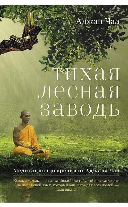 Обложка книги «Тихая лесная заводь. Медитация прозрения от Аджана Чаа» автора Аджан Чаа. ISBN 9785907059627.