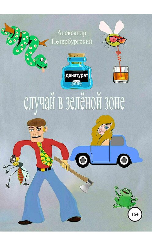 Обложка книги «Случай в зелёной зоне» автора Александра Петербургския издание 2020 года.