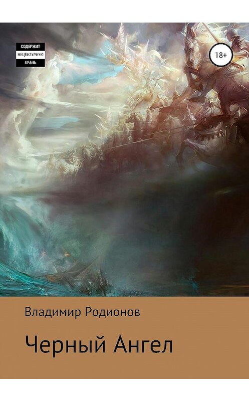 Обложка книги «Черный Ангел» автора Владимира Родионова издание 2020 года.