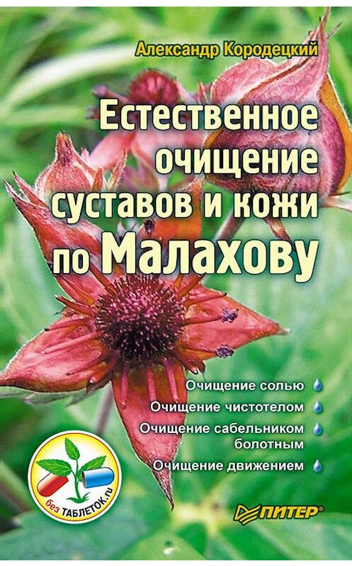 Обложка книги «Естественное очищение суставов и кожи по Малахову» автора Александра Кородецкия издание 2010 года. ISBN 9785423700119.