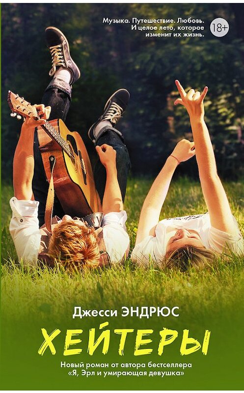Обложка книги «Хейтеры» автора Джесси Эндрюса издание 2016 года. ISBN 9785170987221.