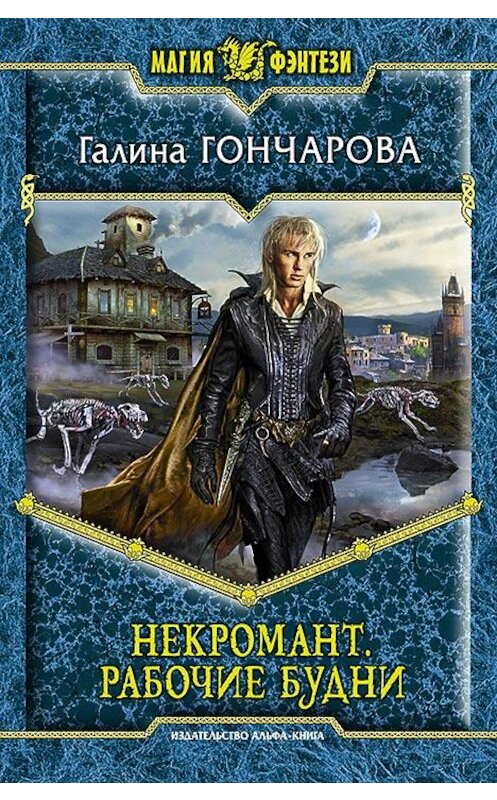 Обложка книги «Некромант. Рабочие будни» автора Галиной Гончаровы издание 2015 года. ISBN 9785992219272.