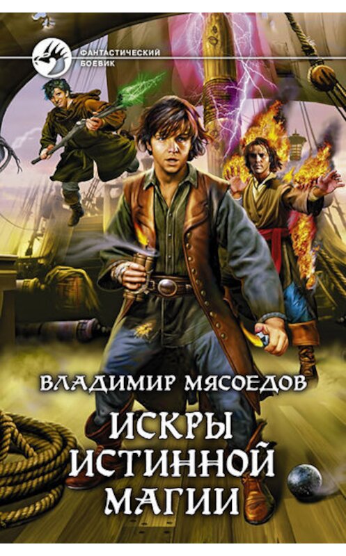 Обложка книги «Искры истинной магии» автора Владимира Мясоедова издание 2011 года. ISBN 9785992209938.