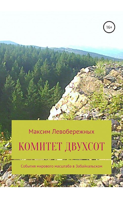 Обложка книги «Комитет двухсот» автора Максима Левобережныха издание 2020 года.