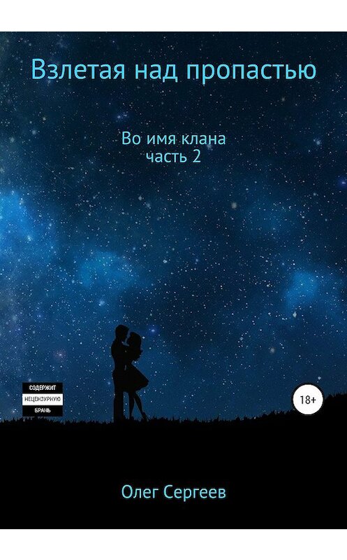 Обложка книги «Взлетая над пропастью» автора Олега Сергеева издание 2020 года.