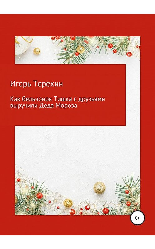 Обложка книги «Как бельчонок Тишка с друзьями выручили Деда Мороза» автора Игоря Терехина издание 2020 года.