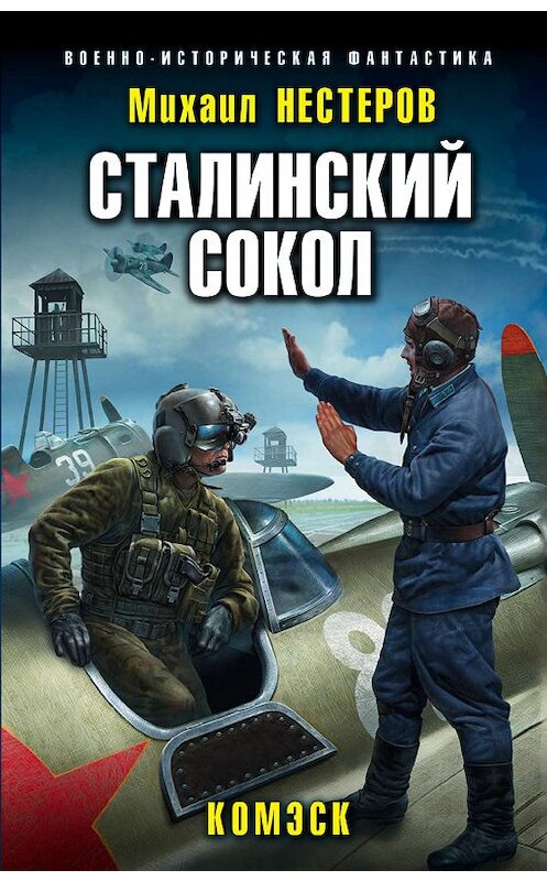 Обложка книги «Сталинский сокол. Комэск» автора Михаила Нестерова издание 2019 года. ISBN 9785041025694.