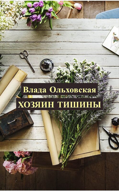 Обложка книги «Хозяин тишины» автора Влады Ольховская издание 2019 года.